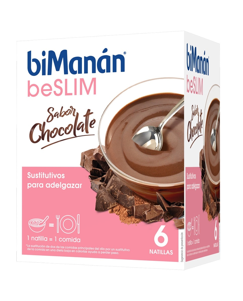 BiManán® - Natillas Praliné Menú Sustitutive Bimanán. - Image 1