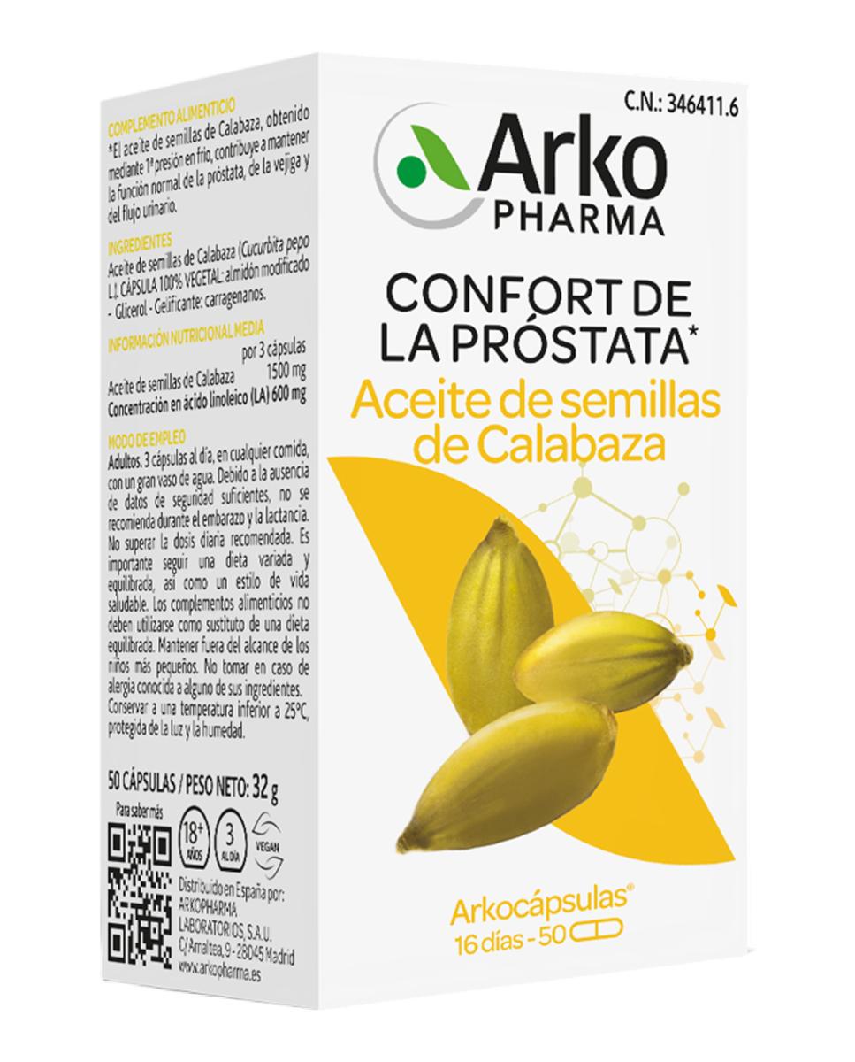 Arkopharma - Cápsulas dietéticas Semillas de Calabaza Arkopharma. - Image 1