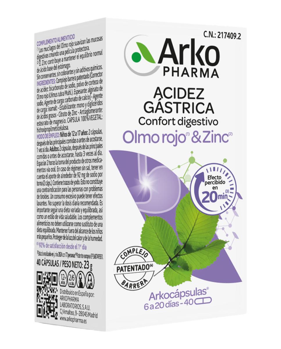 Arkopharma - 40 Cápsulas Arkocaps Acidez Gástrica Arkopharma. - Image 1