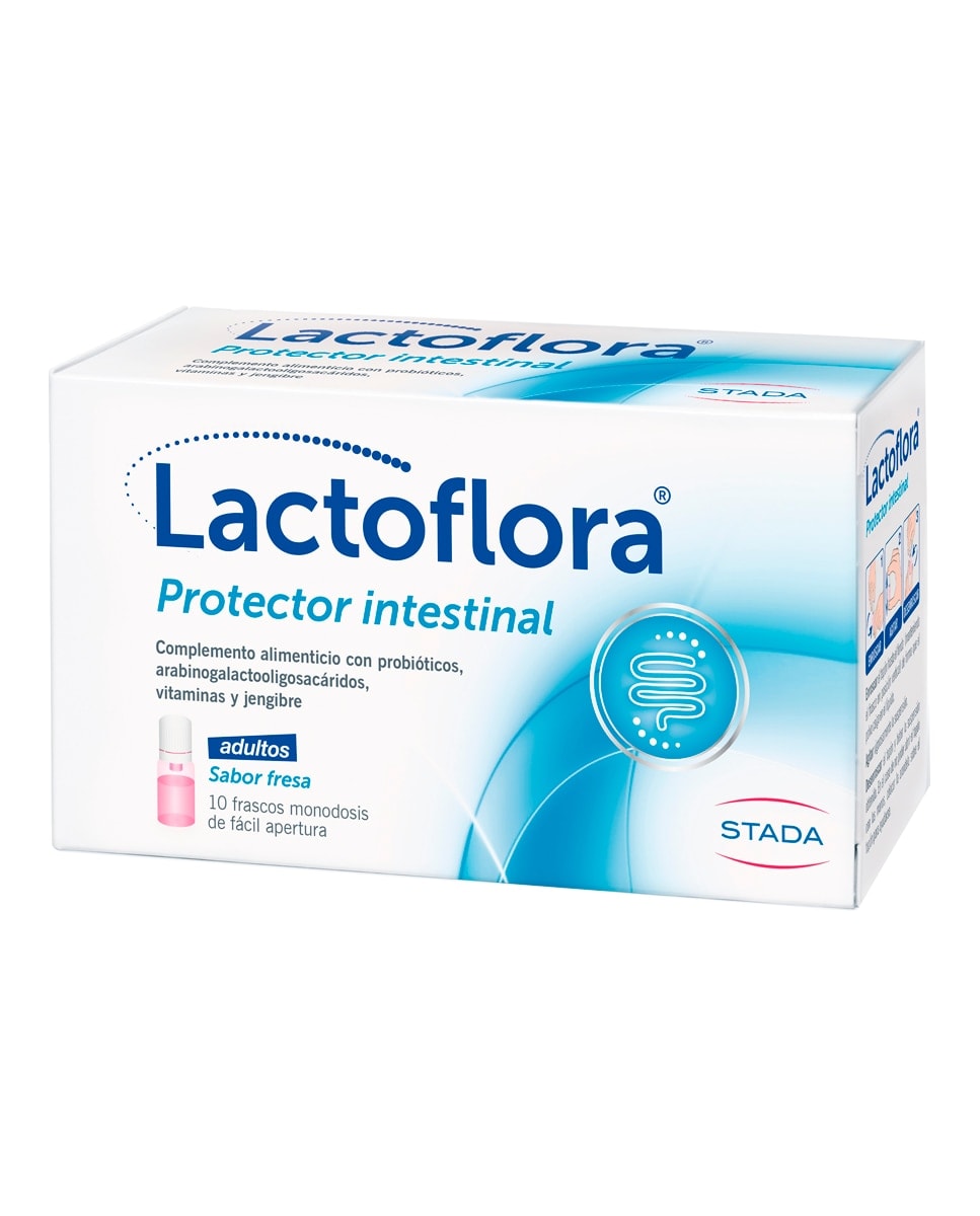 LACTOFLORA - 10 Frascos monodosis Probiótico Protector Intestinal Lactoflora. - Image 1