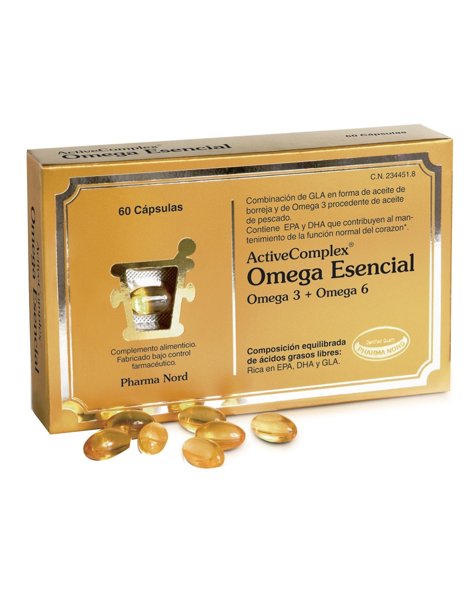 Pharma Nord - Cápsulas Omega 3 ActiveComplex Omega Esencial Pharma Nord. - Image 1
