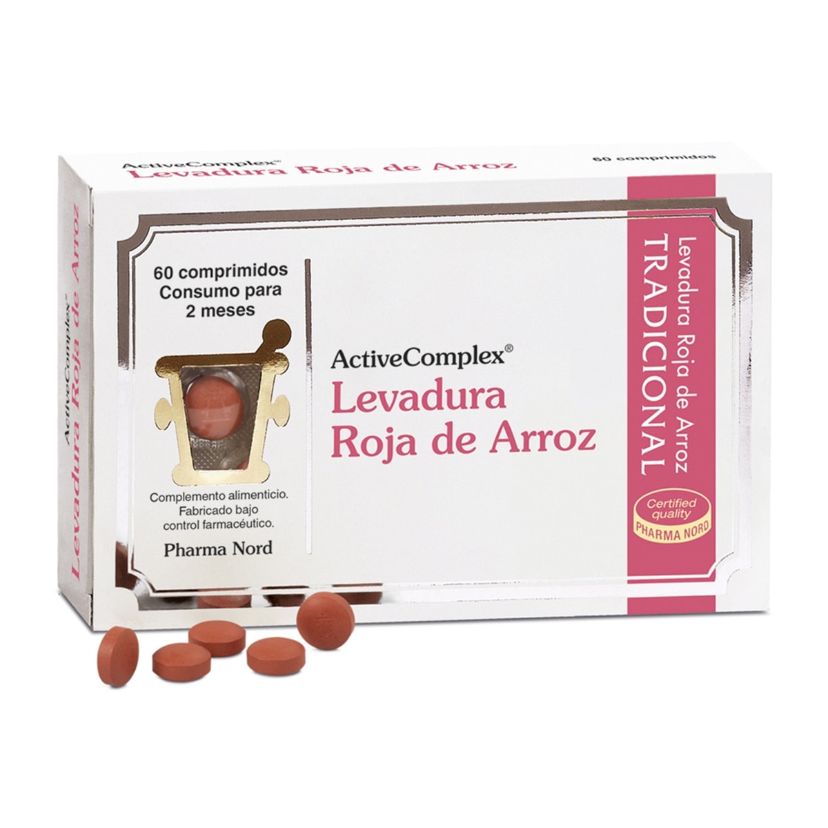 Pharma Nord - 60 comprimidos ActiveComplex Levadura Roja de Arroz Pharma Nord. - Image 1