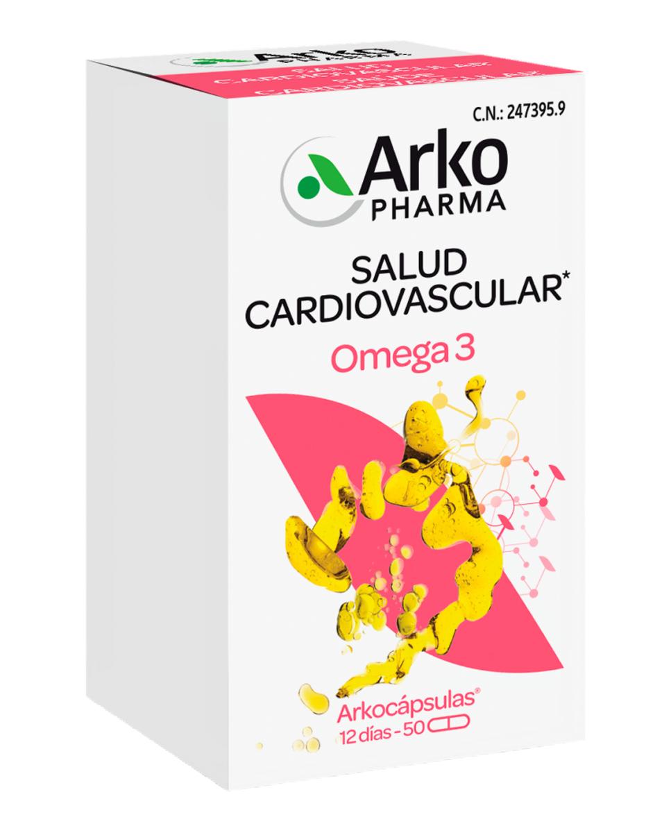 Arkopharma - 50 Cápsula Arkocápsulas Omega 3 Arkopharma. - Image 1