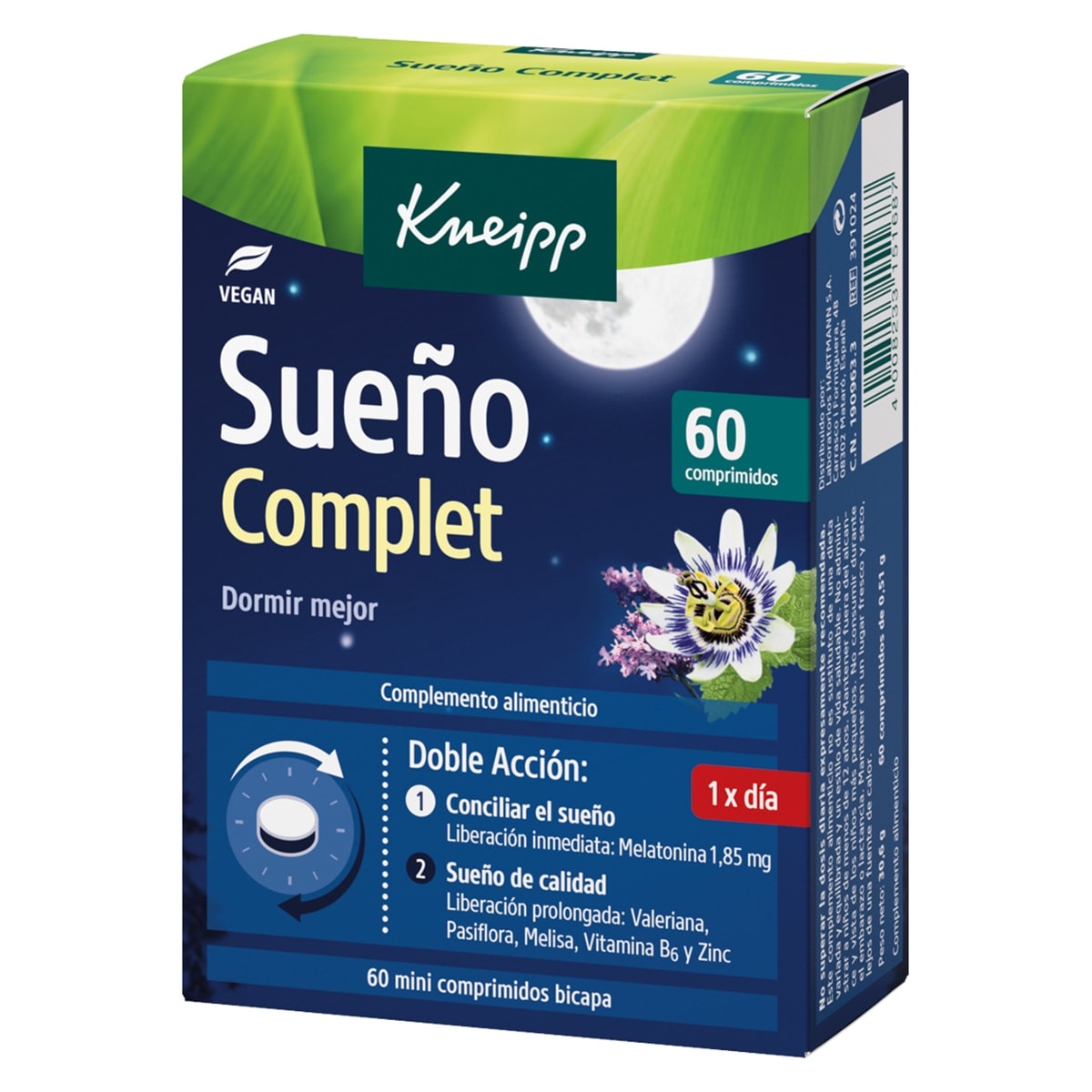 Kneipp - 60 Comprimidos Sueño Complet Kneipp. - Image 1