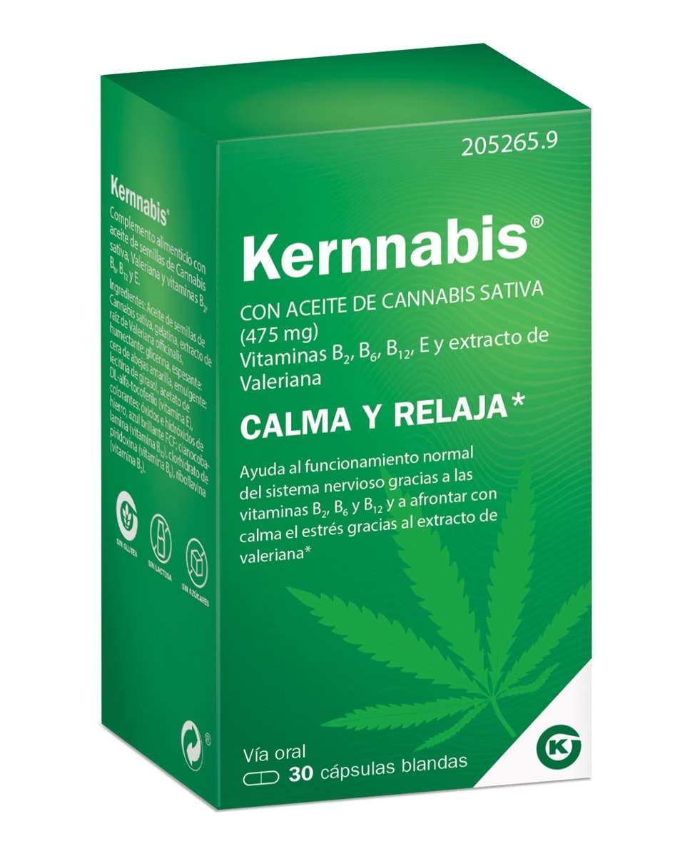 Kern Pharma - 30 Cápsulas Kernnabis CBD Kern Pharma. - Image 1