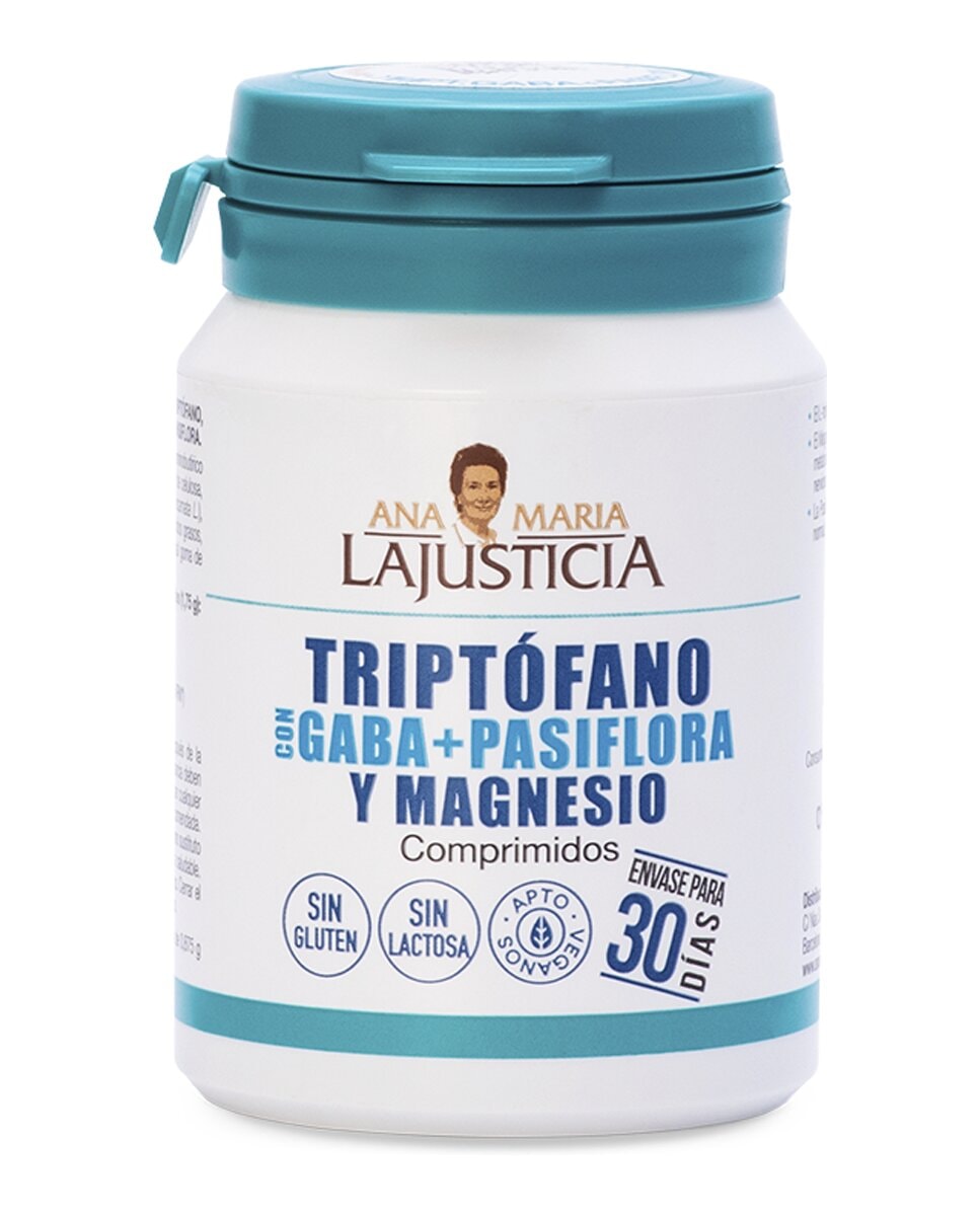 Ana María Lajusticia - Comprimidos Triptófano Con Gaba + Pasiflora y Magnesio Ana María LaJusticia. - Image 1