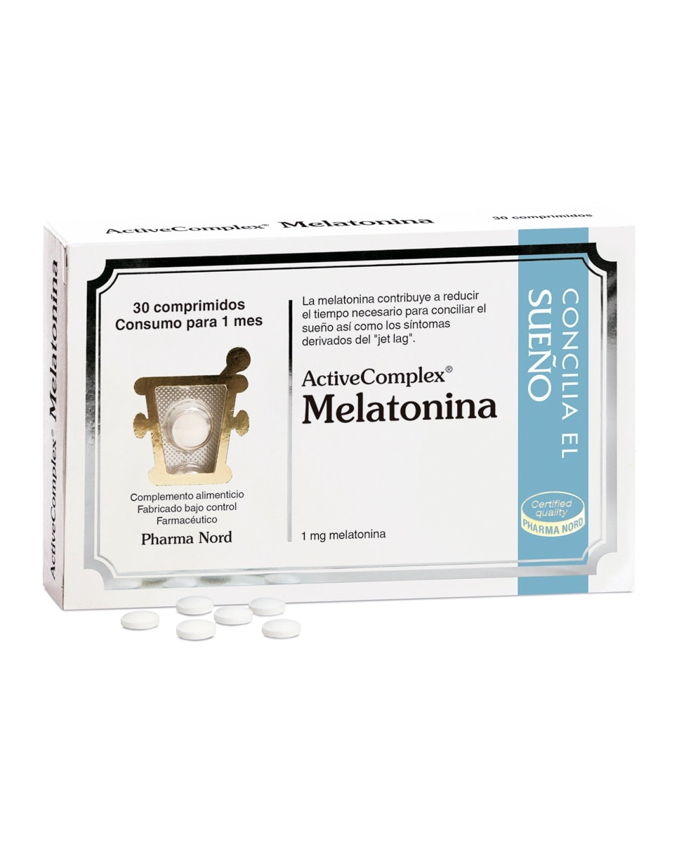 Pharma Nord - 30 Comprimidos Complemento Alimenticio ActiveComplex Melatonina Pharma Nord. - Image 1