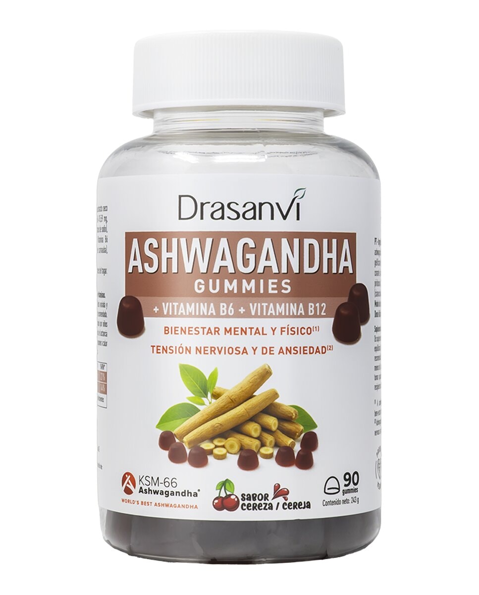 Drasanvi - 90 Gummies Complemento Alimenticio Ashwagandha Ksm-66 Drasanvi. - Image 1