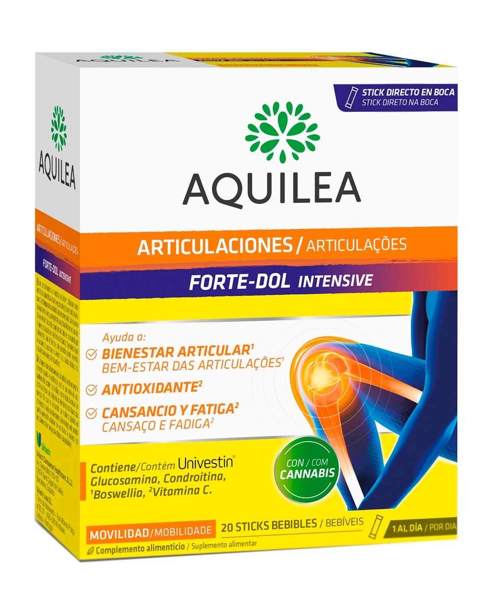 Aquilea - Complemento alimenticio Articulaciones Forte-Dol 20 sticks bebiles Aquilea. - Image 1
