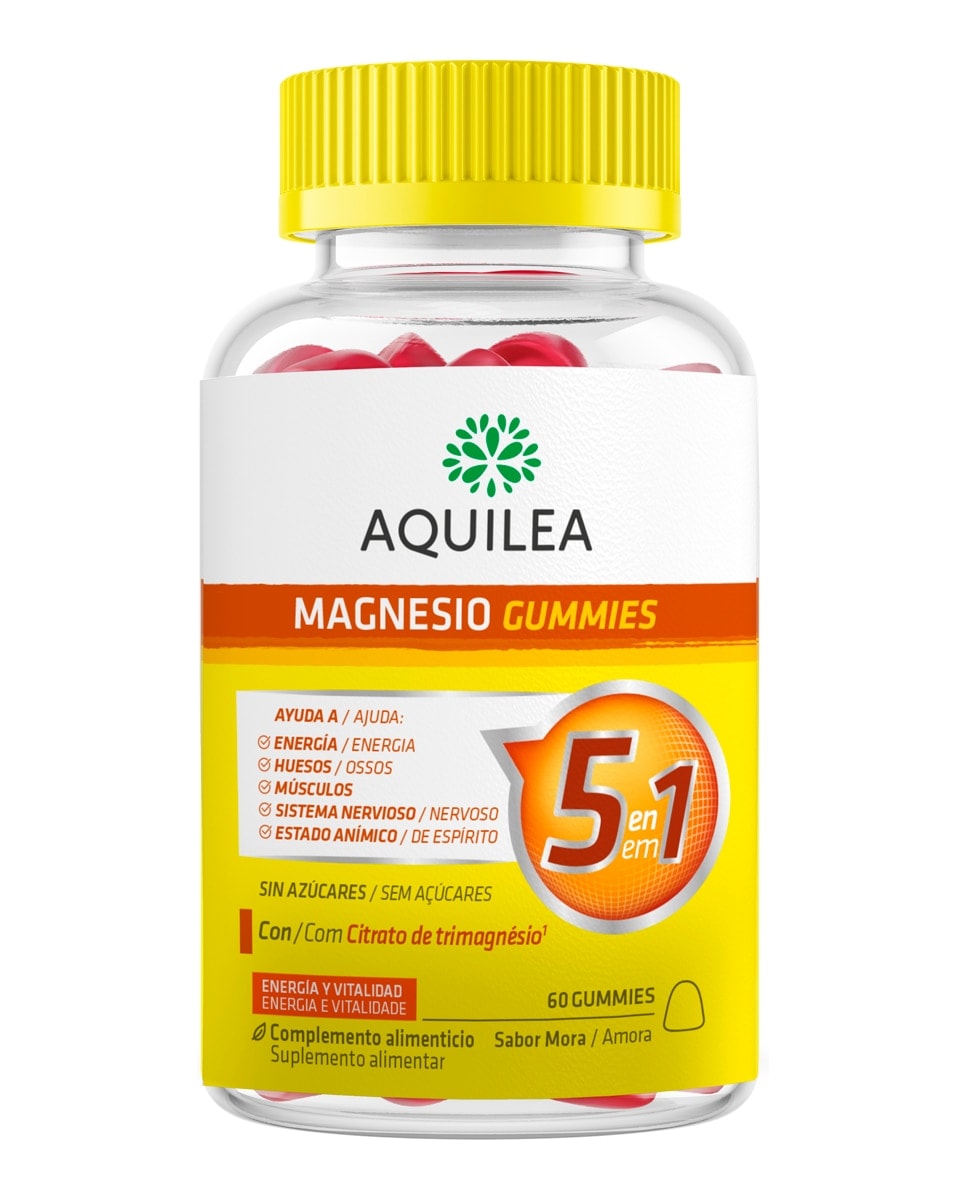 Aquilea - Complemento alimenticio Magnesio 60 Gummies Aquilea. - Image 1