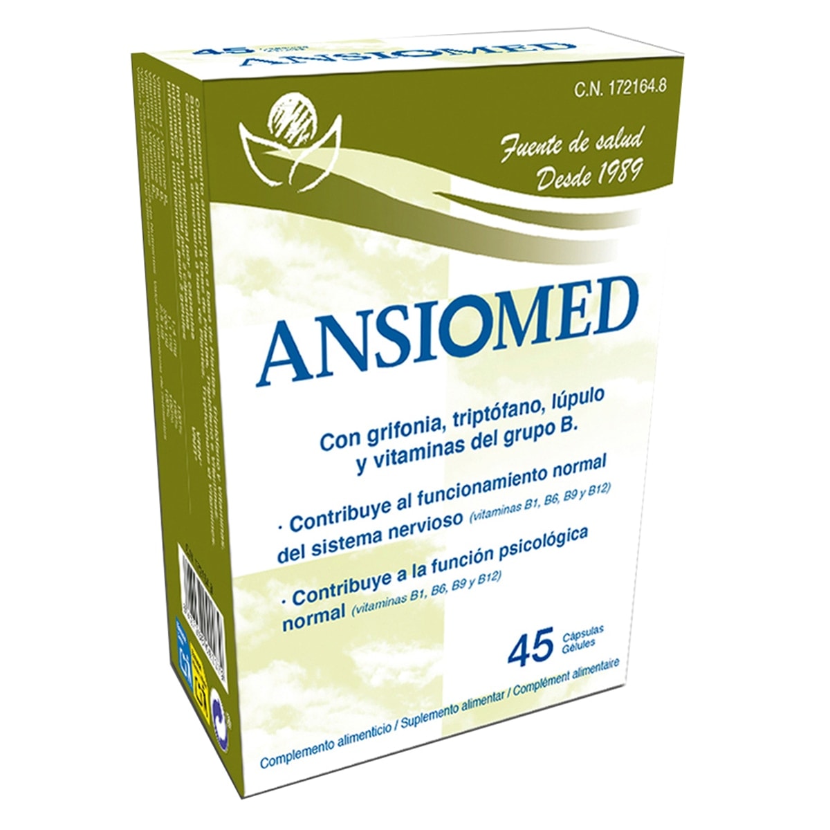 Pharma Otc - 45 Cápsulas Ansiomed Pharma OTC Pharma Otc. - Image 1