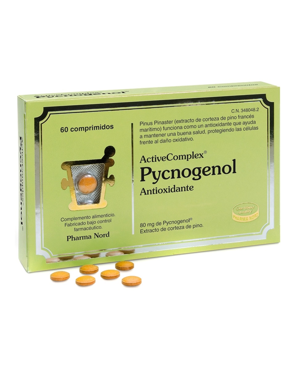 Pharma Nord - Comprimidos para la circulación ActiveComplex Pycnogenol Pharma Nord. - Image 1