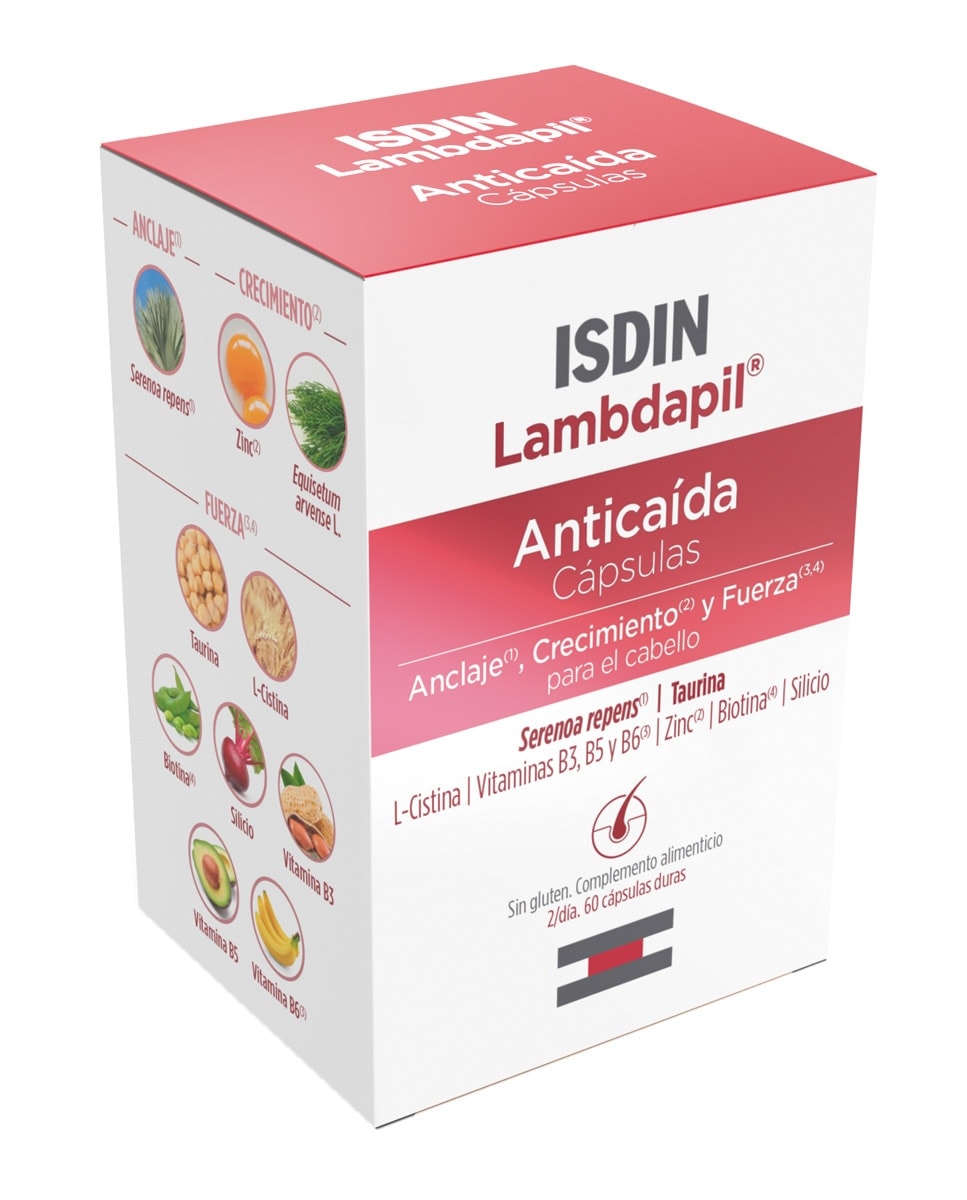 Isdin - Cápsulas Anticaída Lambdapil Isdin. - Image 1