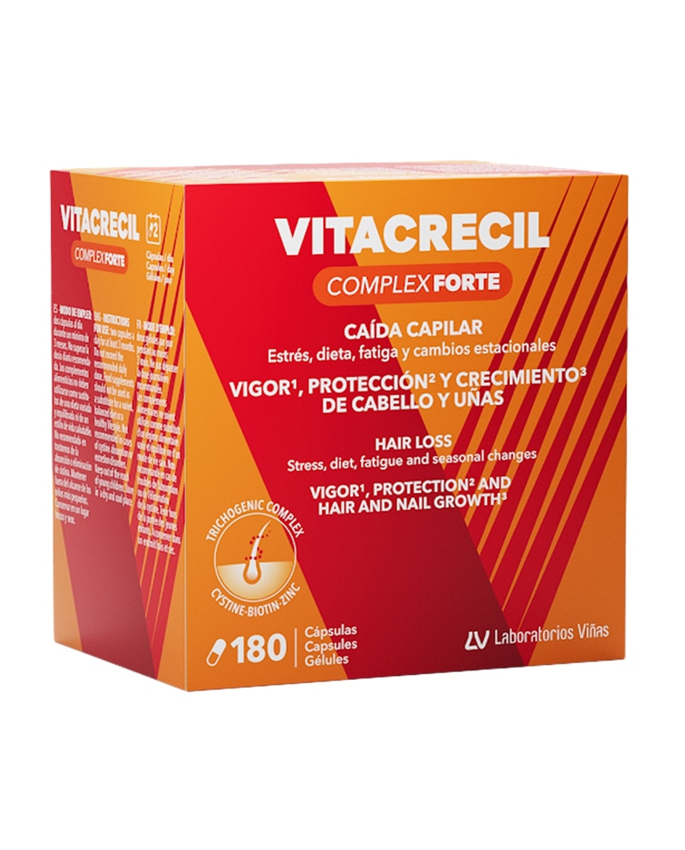Viñas - Complemento alimenticio cabello y uñas Vitacrecil Complex Forte 180 cápsulas Viñas. - Image 1