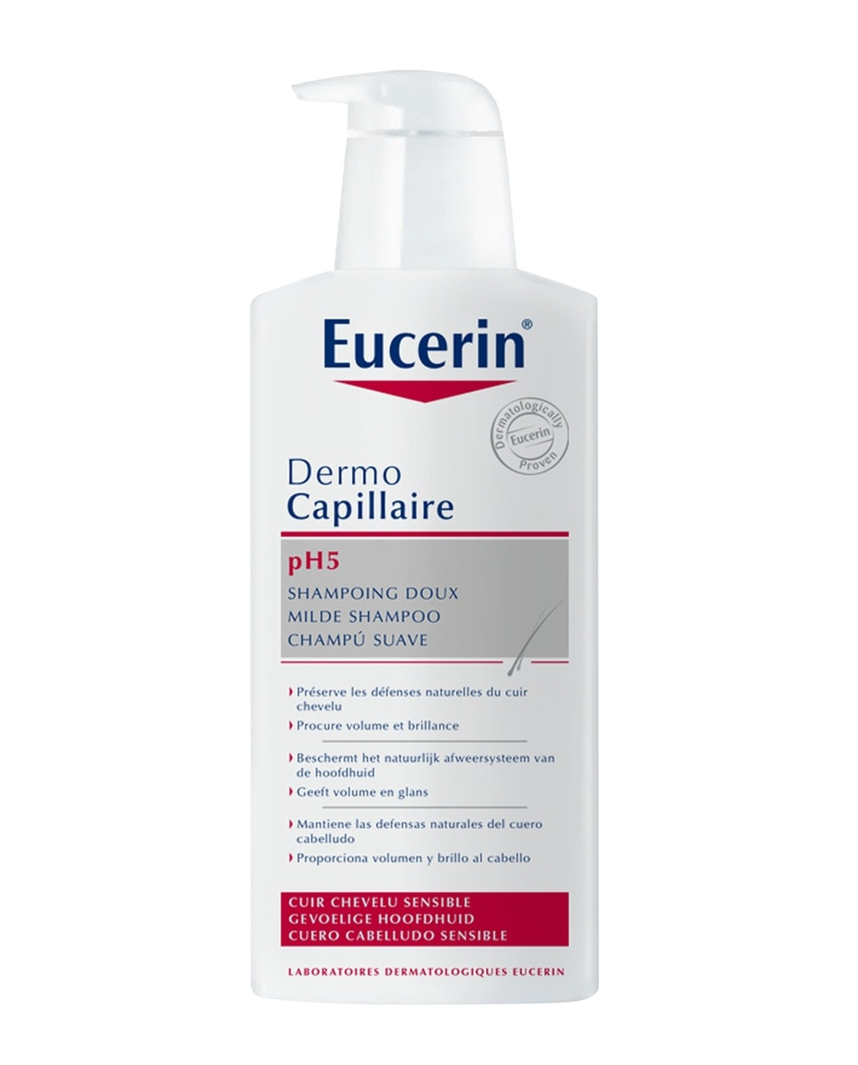 Eucerin® - Champú suave pH5 DermoCapillaire Eucerin®. - Image 1
