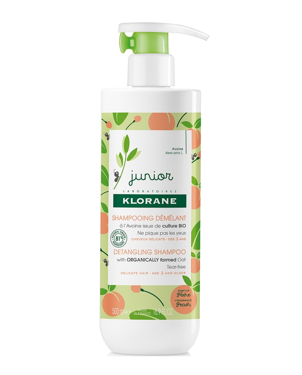Klorane - Champú Melocotón Junior 500 ml Klorane. - Image 1