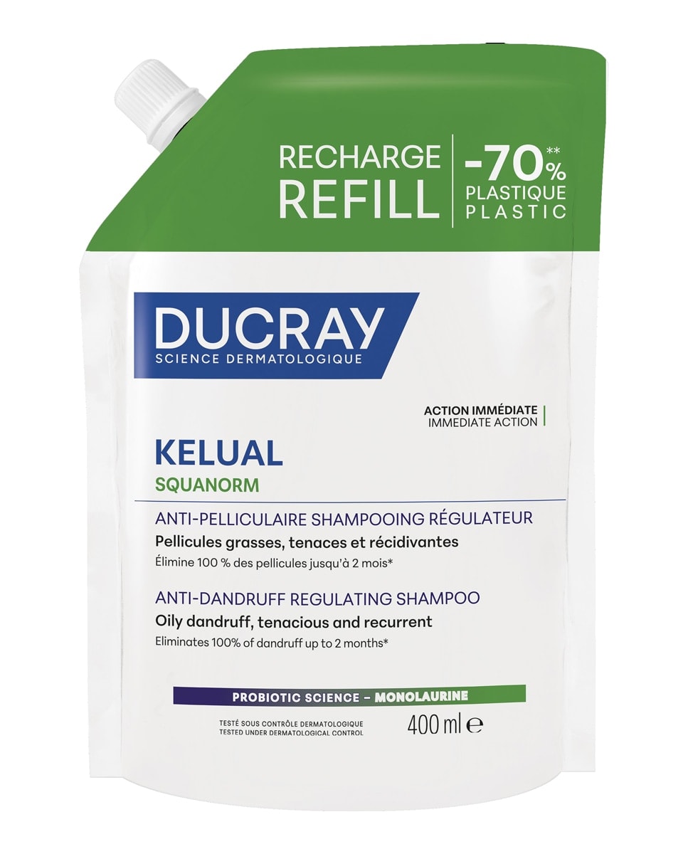 Ducray - Champú Caspa Grasa KELUAL SQUANORMECO 400 Ml Ducray. - Image 1