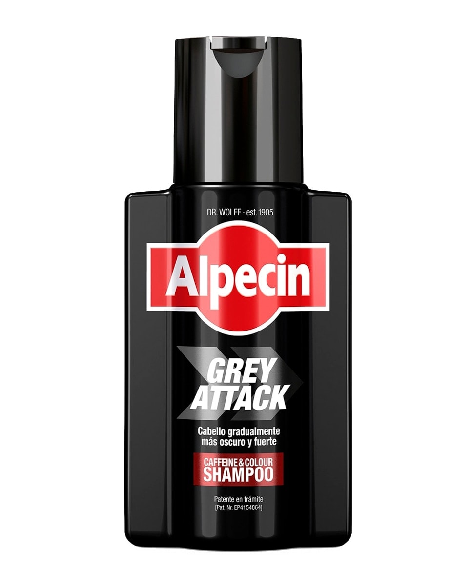 Alpecin - Champú Anticaída y Anticanas Grey Attack Coffein & Color 200 ml Alpecin. - Image 1