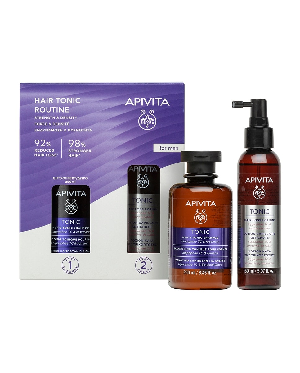 Apivita - Pack Loción Anticaida Hombre Apivita. - Image 1