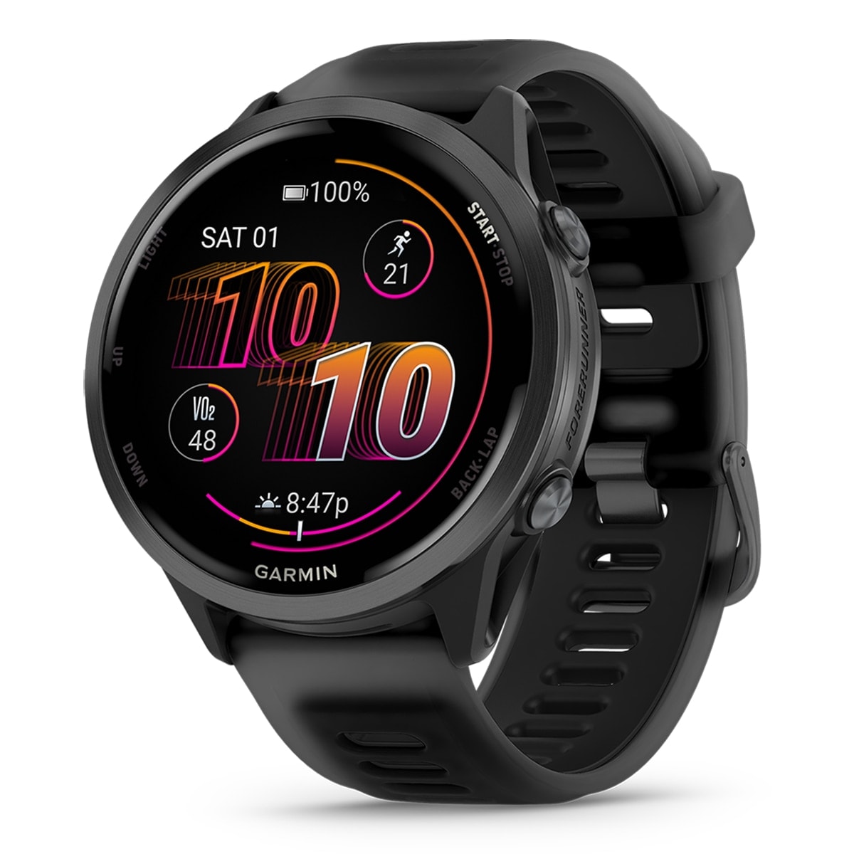 Garmin - Reloj smartwatch unisex Forerunner 570 47mm Negro Garmin. - Image 1