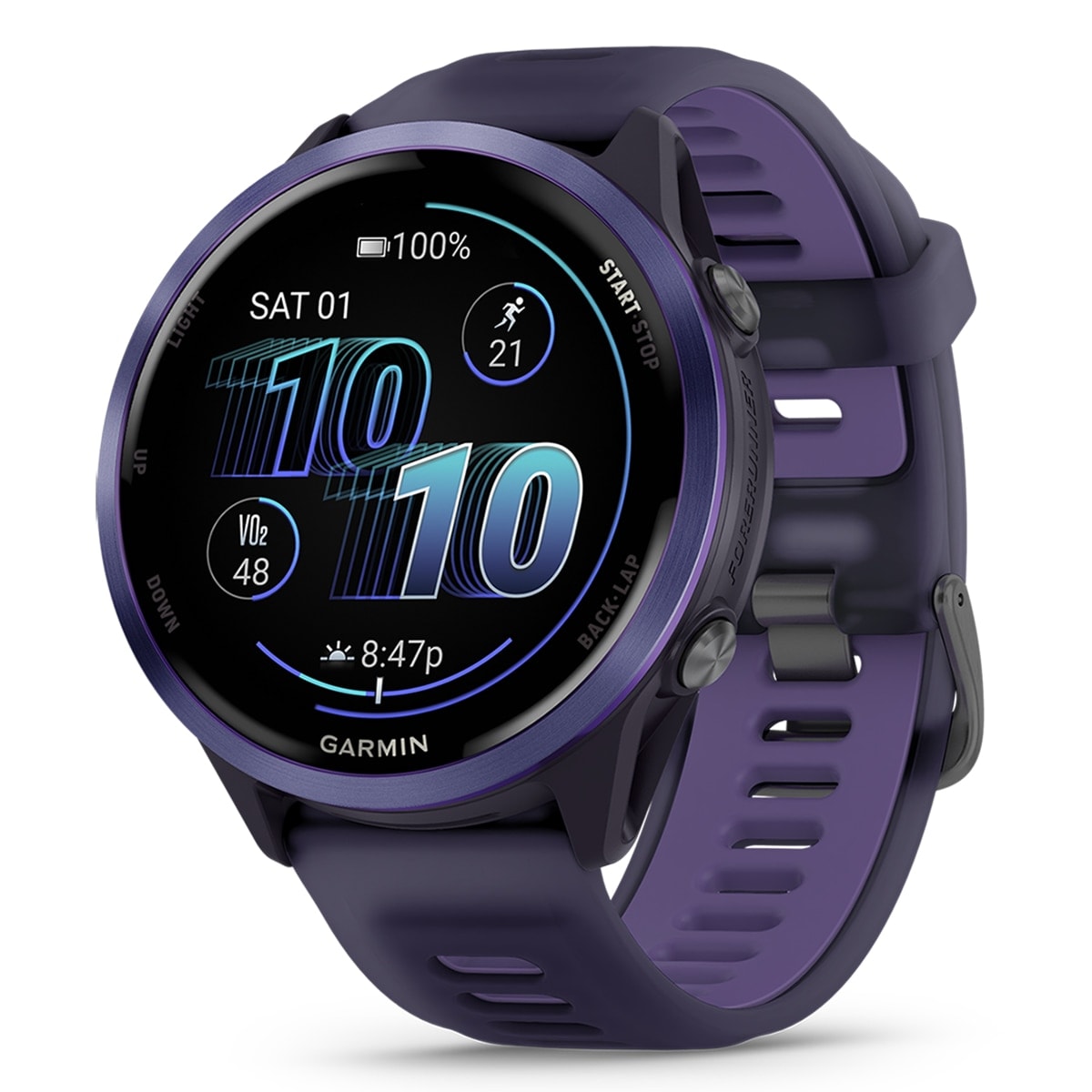 Garmin - Reloj smartwatch unisex Forerunner 570 47mm Lila Garmin. - Image 1