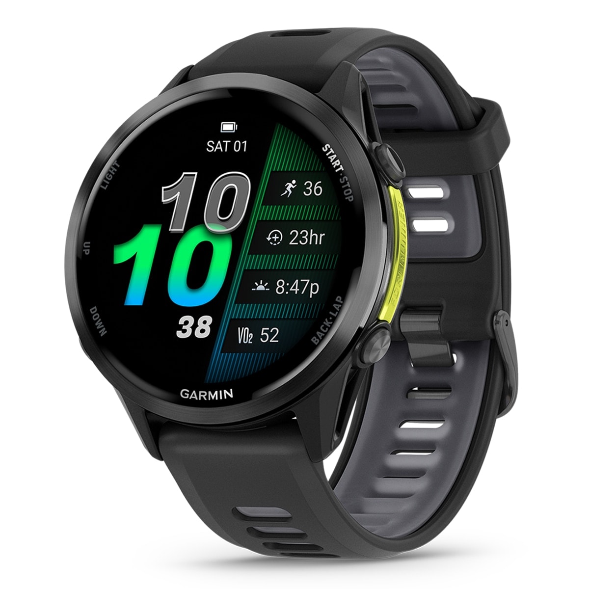 Garmin - Reloj smartwatch unisex Forerunner® 970 Negro-Amarillo Garmin. - Image 1
