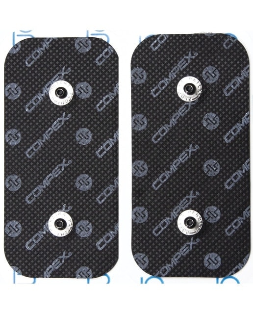 Compex - Pack 2 Electrodos EasySnap Performance 5x10 cm 2 snap Compex. - Image 1