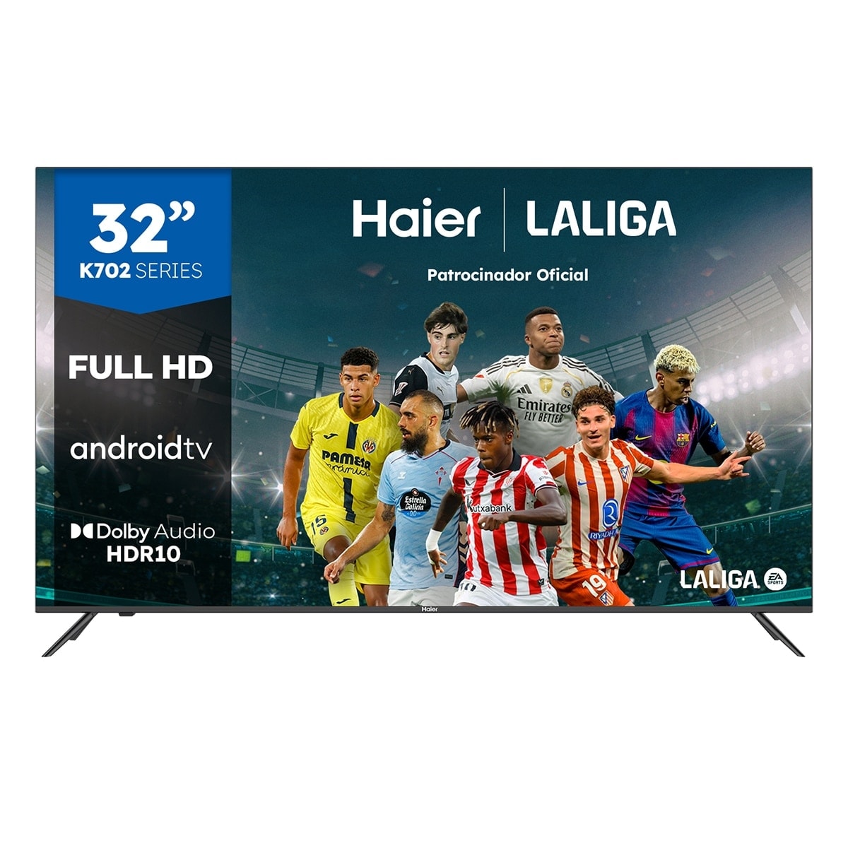 Haier - TV LED 80 cm (32") Haier H32K702FG Full HD, HDR10, Smart TV Android 11 (Reacondicionado Grado B). - Image 1