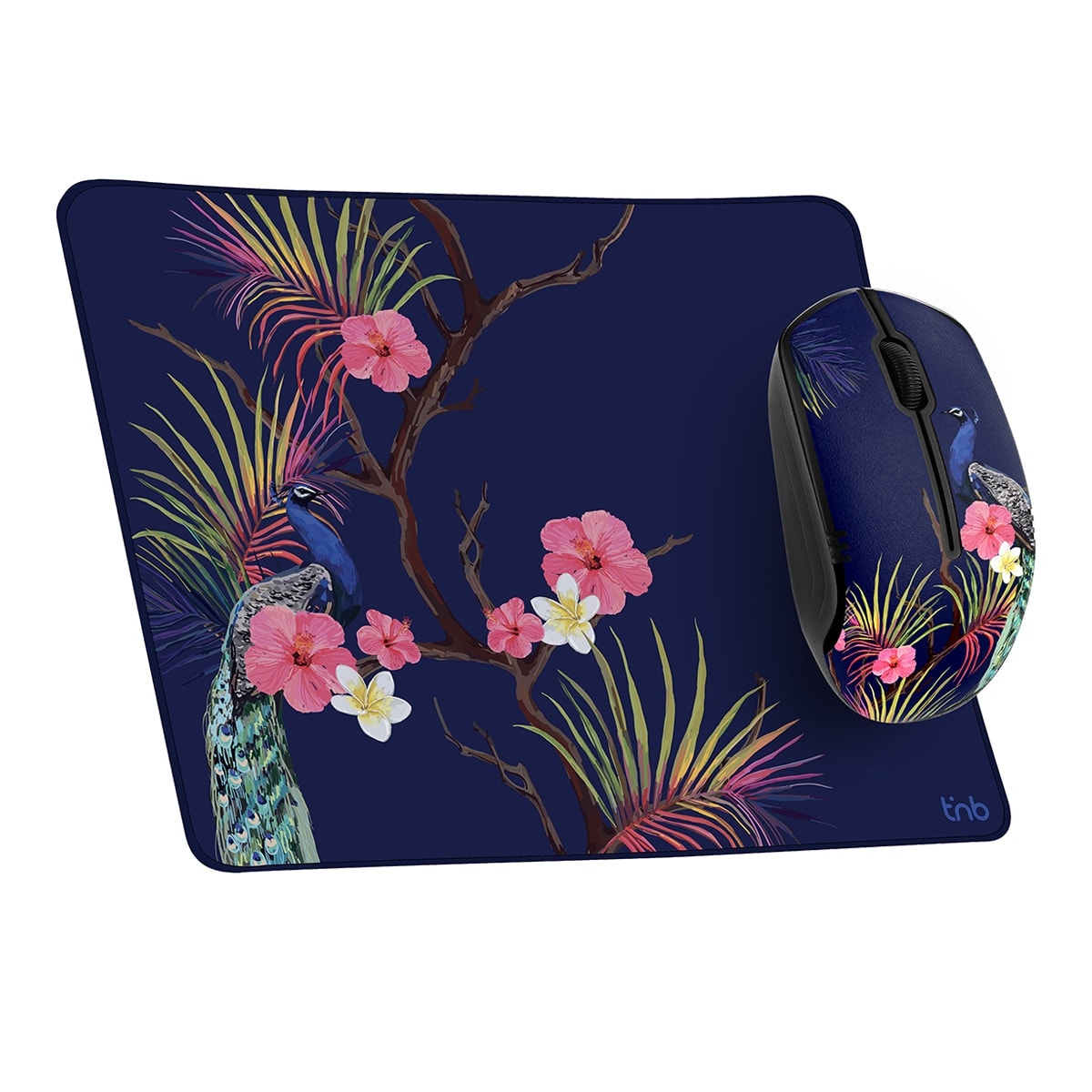 TNB - Pack de ratón inalámbrico + alfombrilla T'nB Tropic. - Image 1