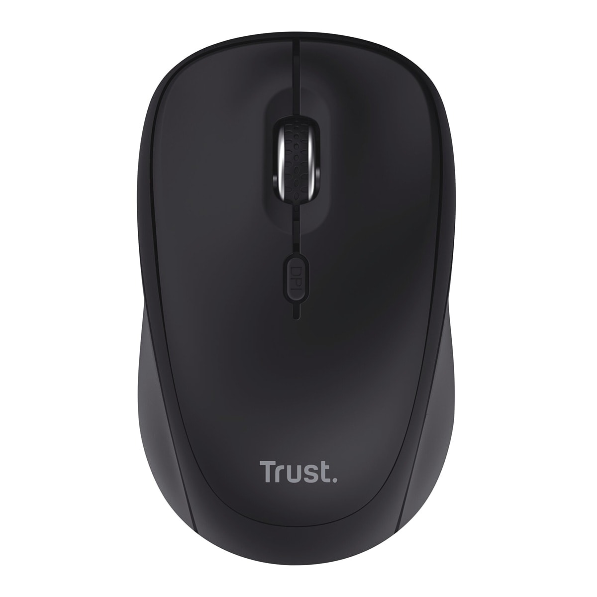 Trust - Ratón inalámbrico y compacto multidispositivo Yvi+ negro. - Image 1