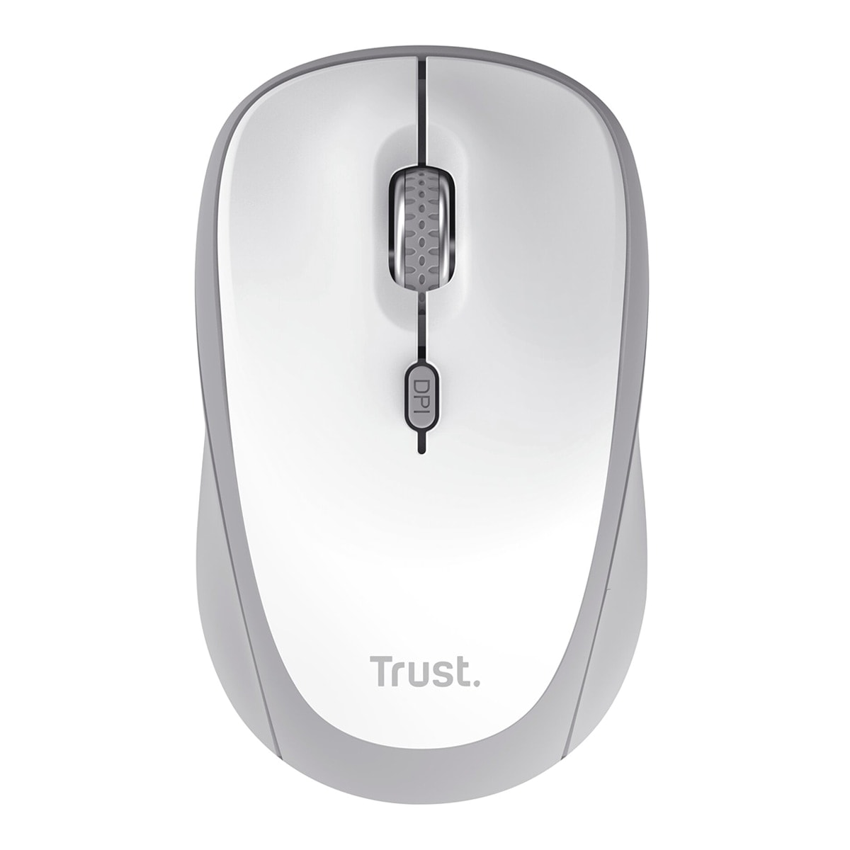 Trust - Ratón inalámbrico y compacto multidispositivo Yvi+ blanco. - Image 1