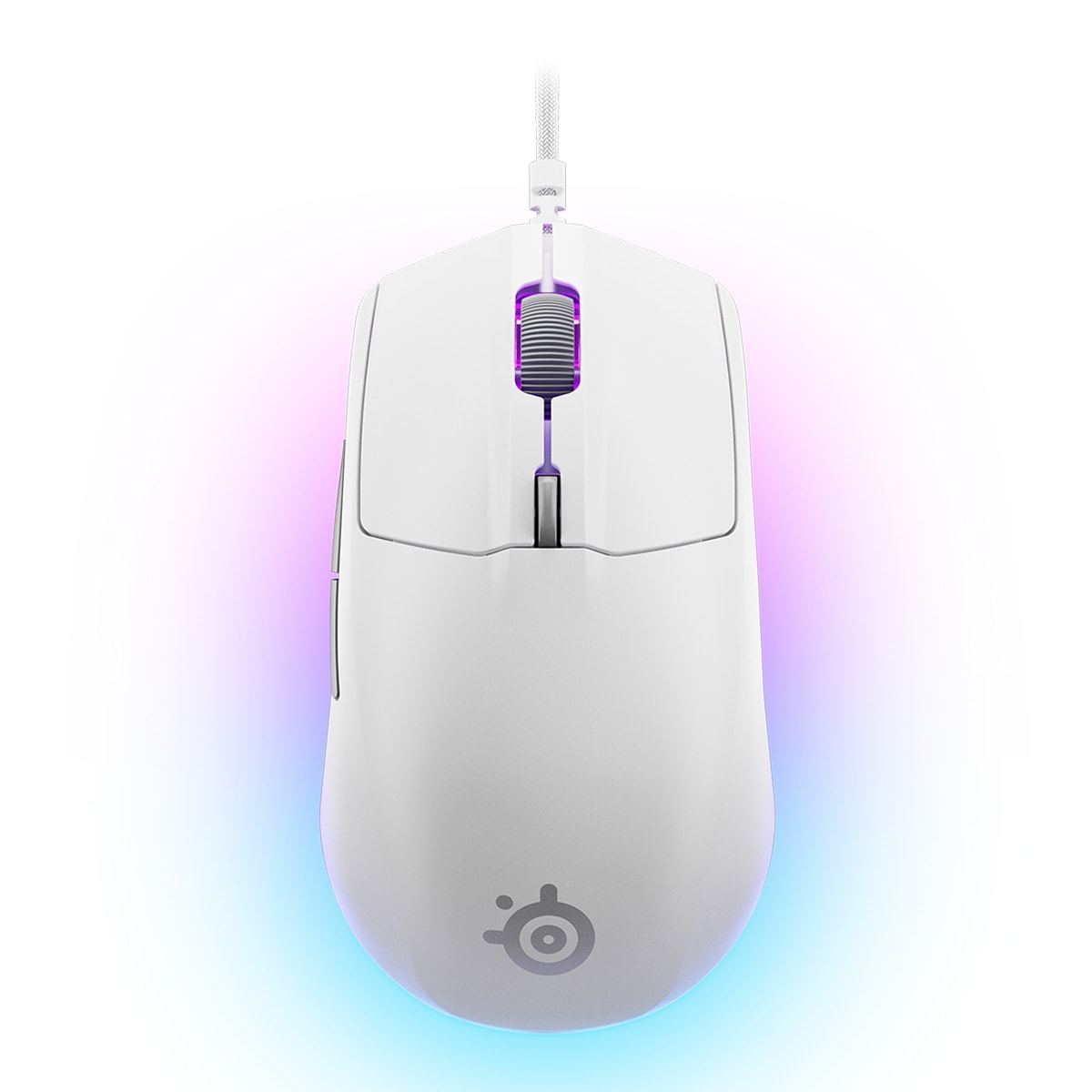 Steelseries - Ratón óptico Gaming con cable SteelSeries Rival 3 Gen 2 Blanco. - Image 1