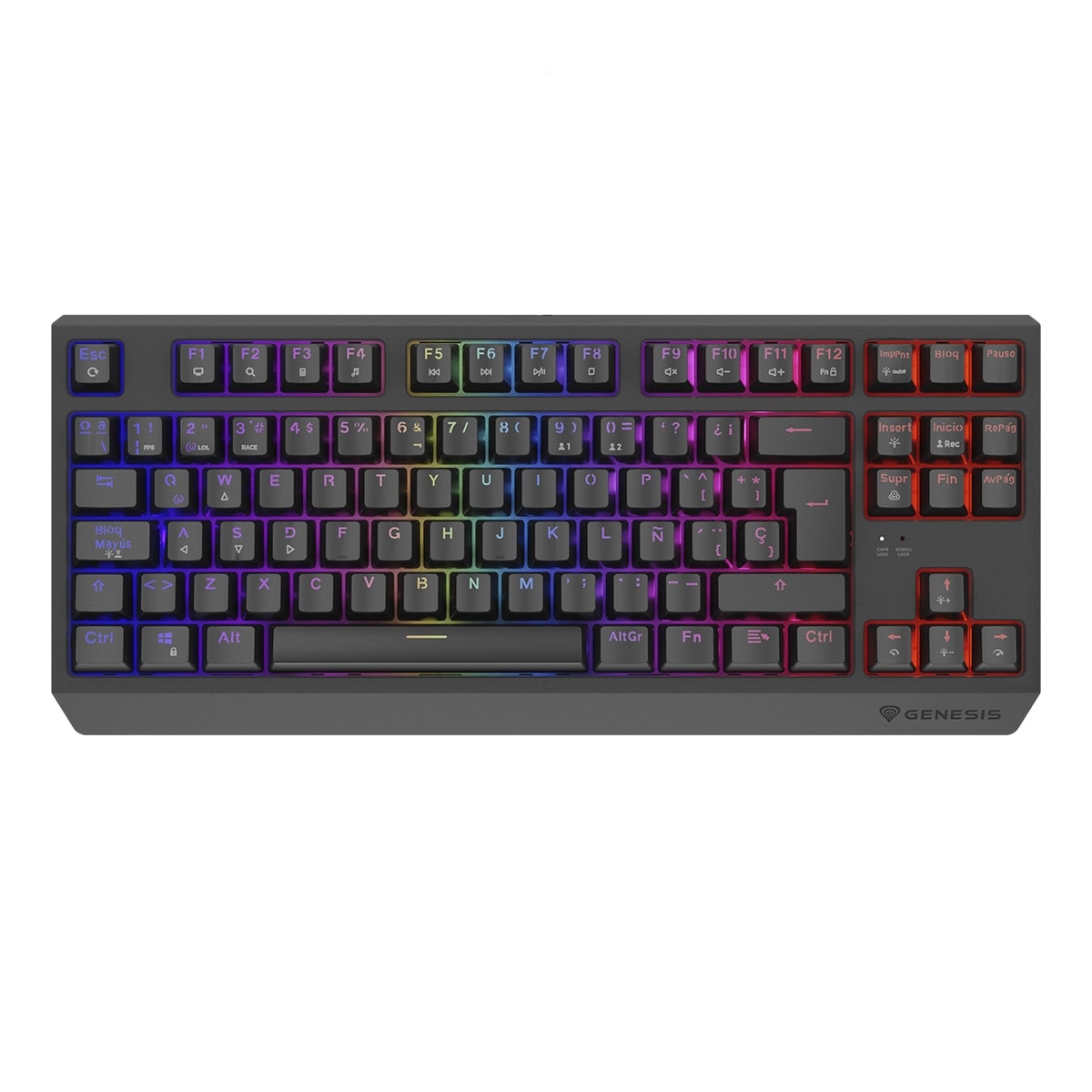 Génesis - Teclado Gaming Genesis THOR 230 TKL RGB Mecánico. - Image 1