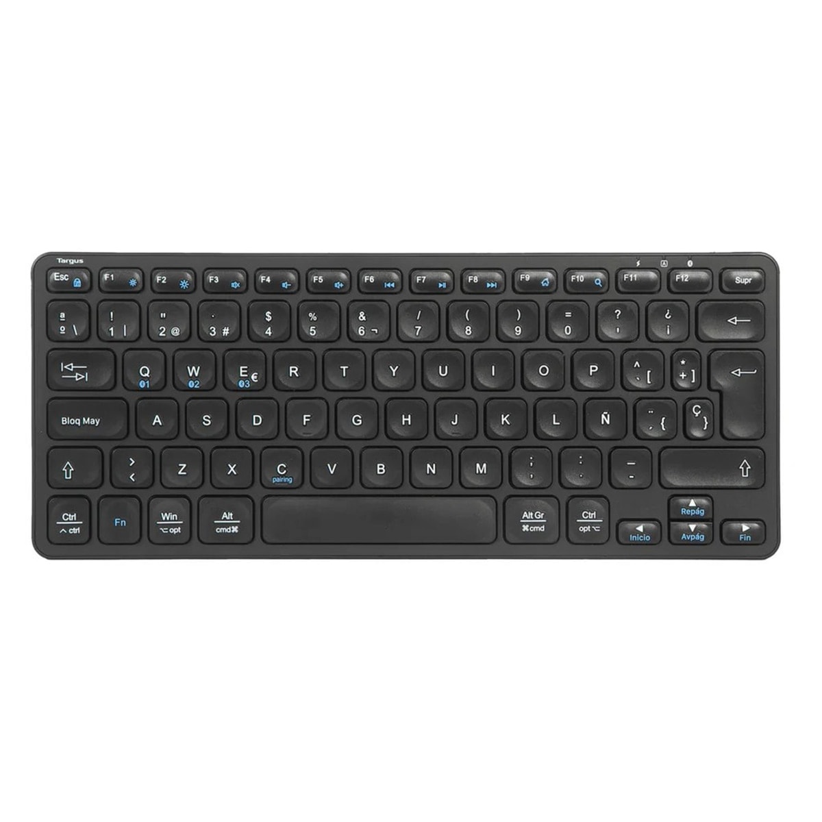 TARGUS - Teclado compacto Targus multidispositivo Bluetooth antimicrobiano. - Image 1