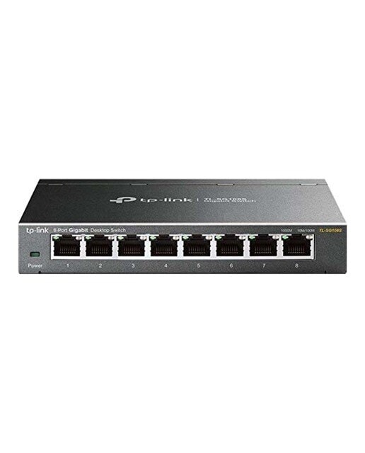 TP-LINK - Switch de escritorio TP-Link TL-SG108S, 8 puertos a 10-100-1000Mbps. - Image 1