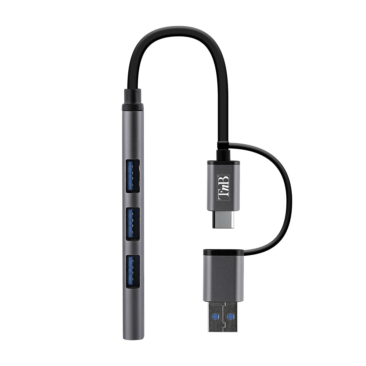 TNB - Concentrador ultradelgado T'nB de USB-A y USB-C a 4x USB-A. - Image 1