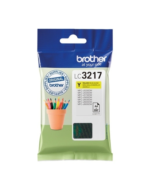 Brother - Cartucho original Brother LC3217Y amarillo. - Image 1