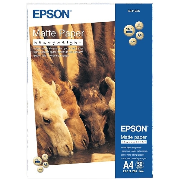 Epson - Papel Epson Matte Paper A4 167 gr 50 hojas. - Image 1