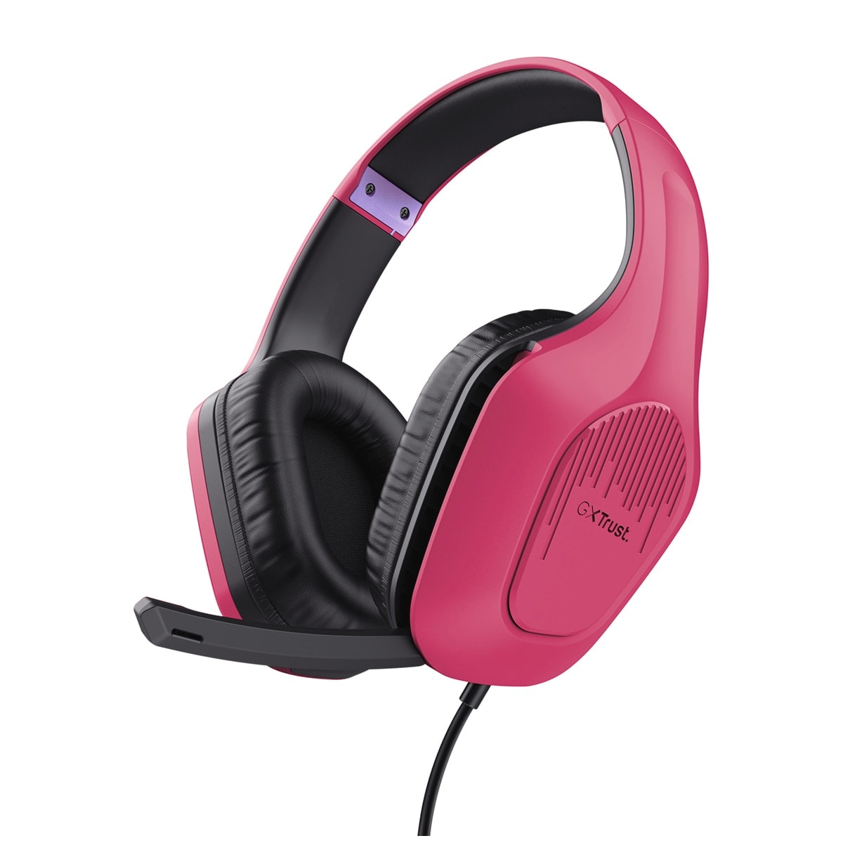 Trust - Auriculares Gaming con micrófono Trust GXT415 ZIROX rosa. - Image 1
