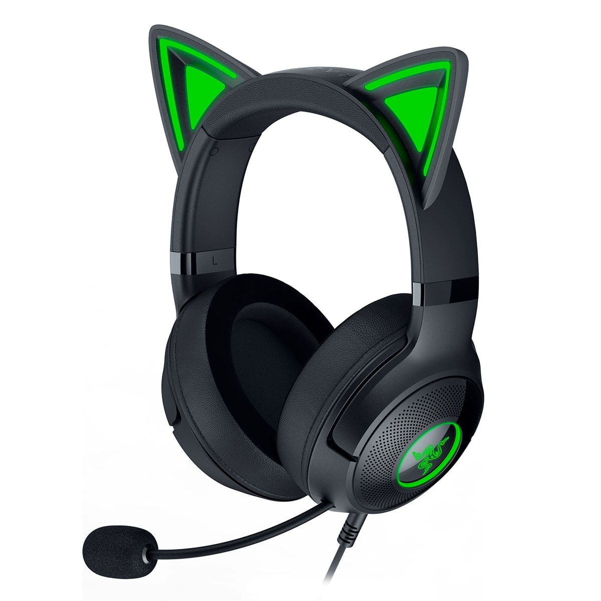 Razer - Auriculares Gaming con micrófono y cable Razer Kraken Kitty V2 Negro. - Image 1