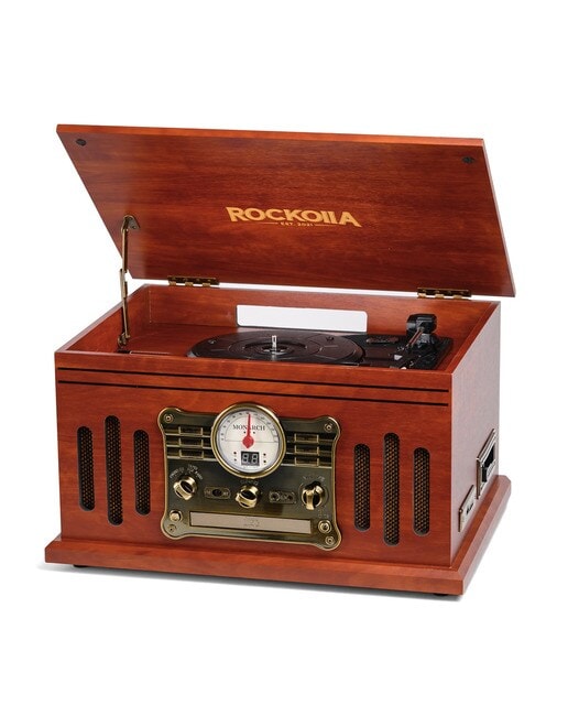 Rockolla - Tocadiscos Rockolla Monarch con Bluetooth, CD, Radio, USB. - Image 1