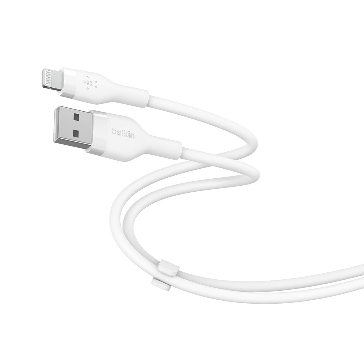 Belkin - Cable de silicona Belkin Boost Charge Flex de USB-A a Lightning de 2 metros blanco. - Image 1
