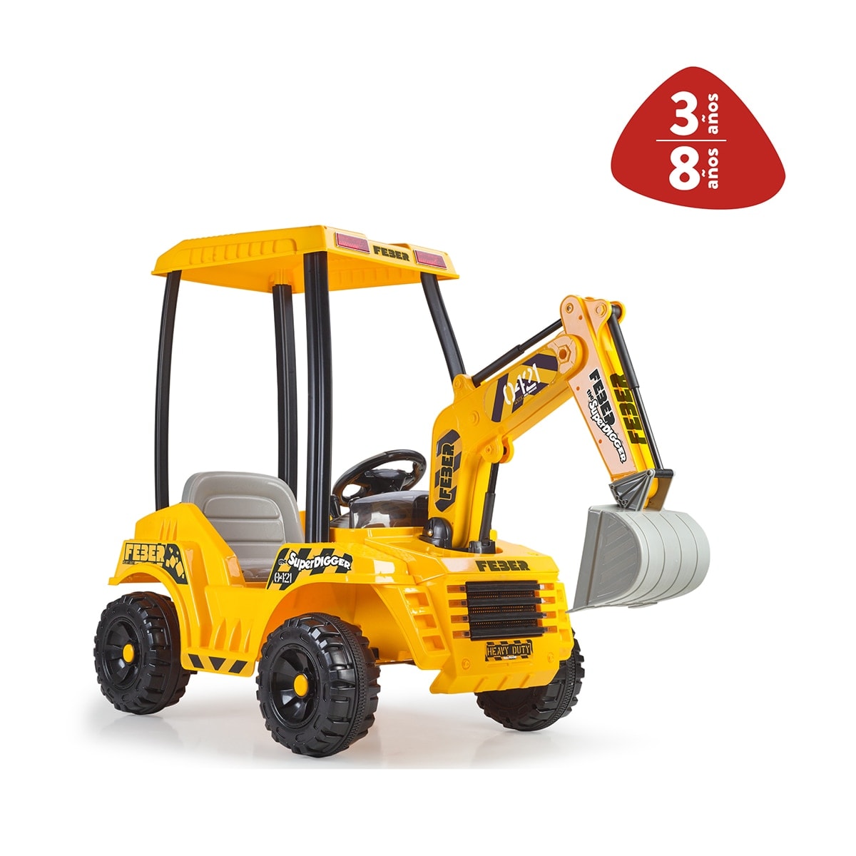 Feber - Excavadora eléctrica Super Digger 12V LT Feber. - Image 1