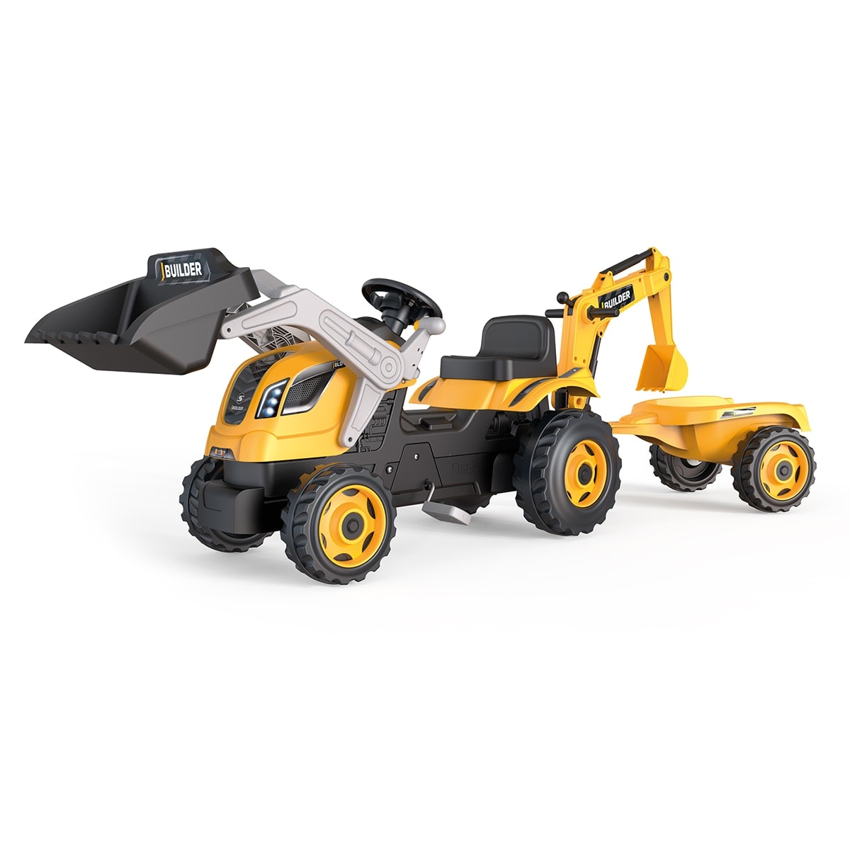 Smoby - Tractor Builder Max con Remolque Smoby. - Image 1