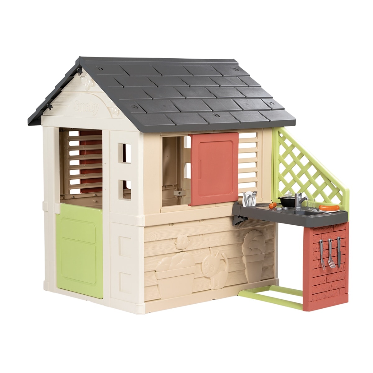 Smoby - Casa nature + cocina S Life. - Image 1