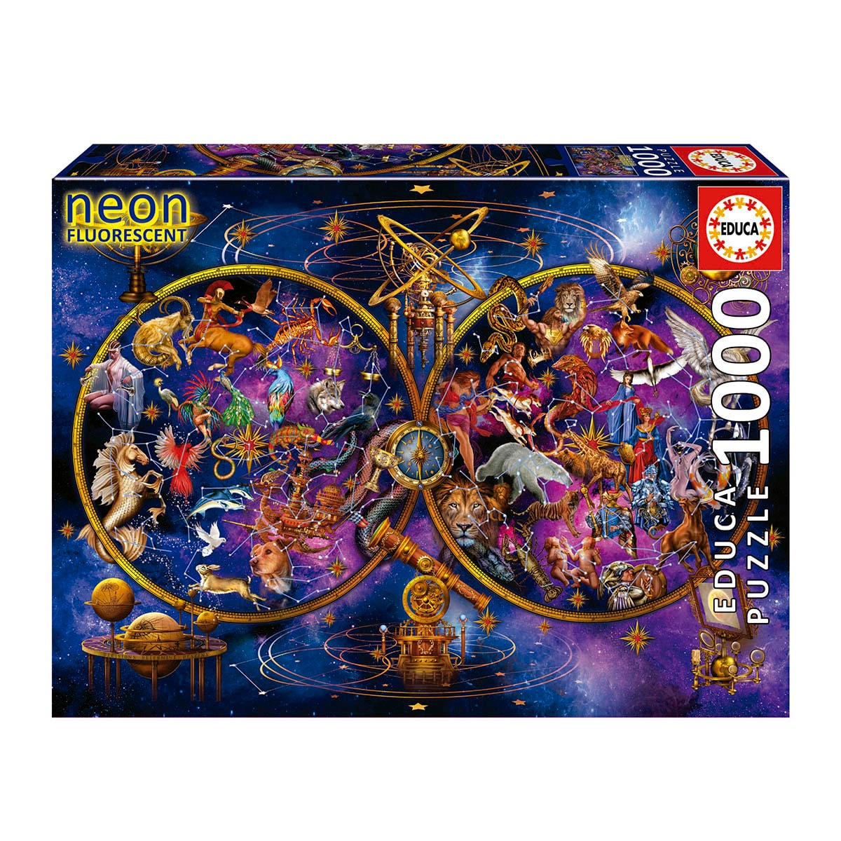 EDUCA - Puzzle 1000 Piezas Neon Fluorescen Educa. - Image 1