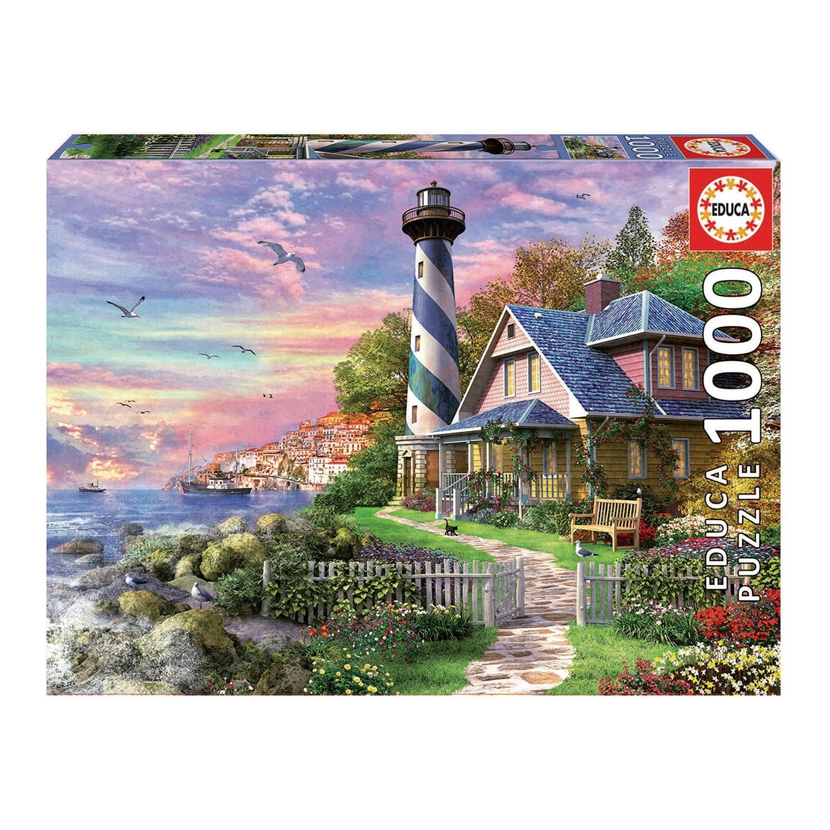 EDUCA - Puzzle 1000 Piezas Lighthouse In Rock Bay Educa. - Image 1