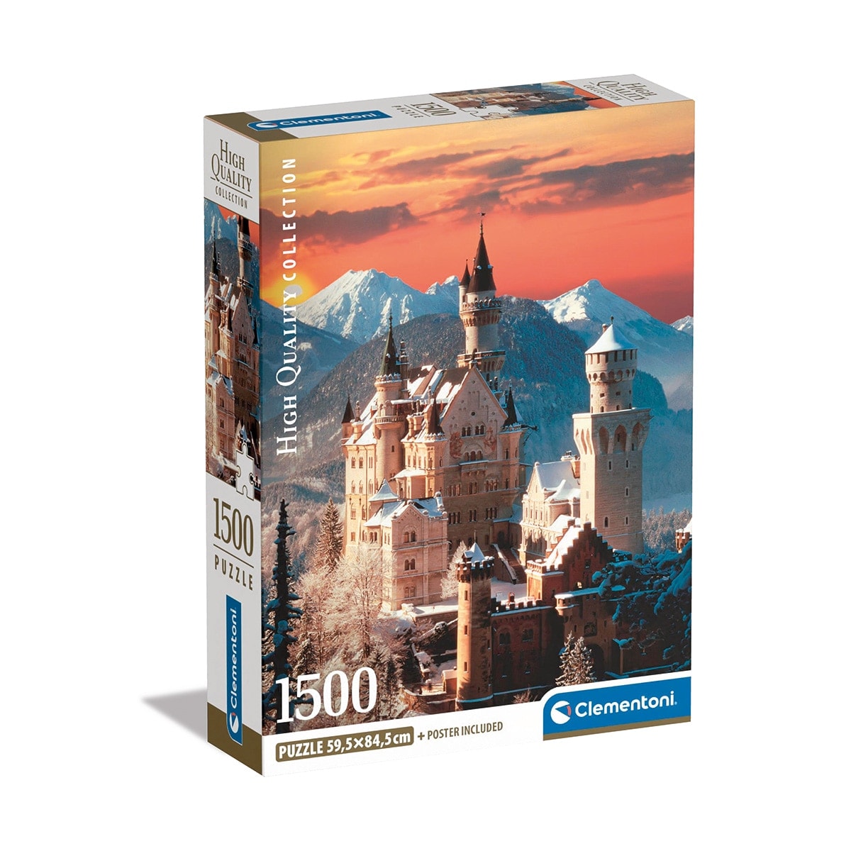 Clementoni - Puzzle 1500 Cb Neuschwanstein Clementoni. - Image 1