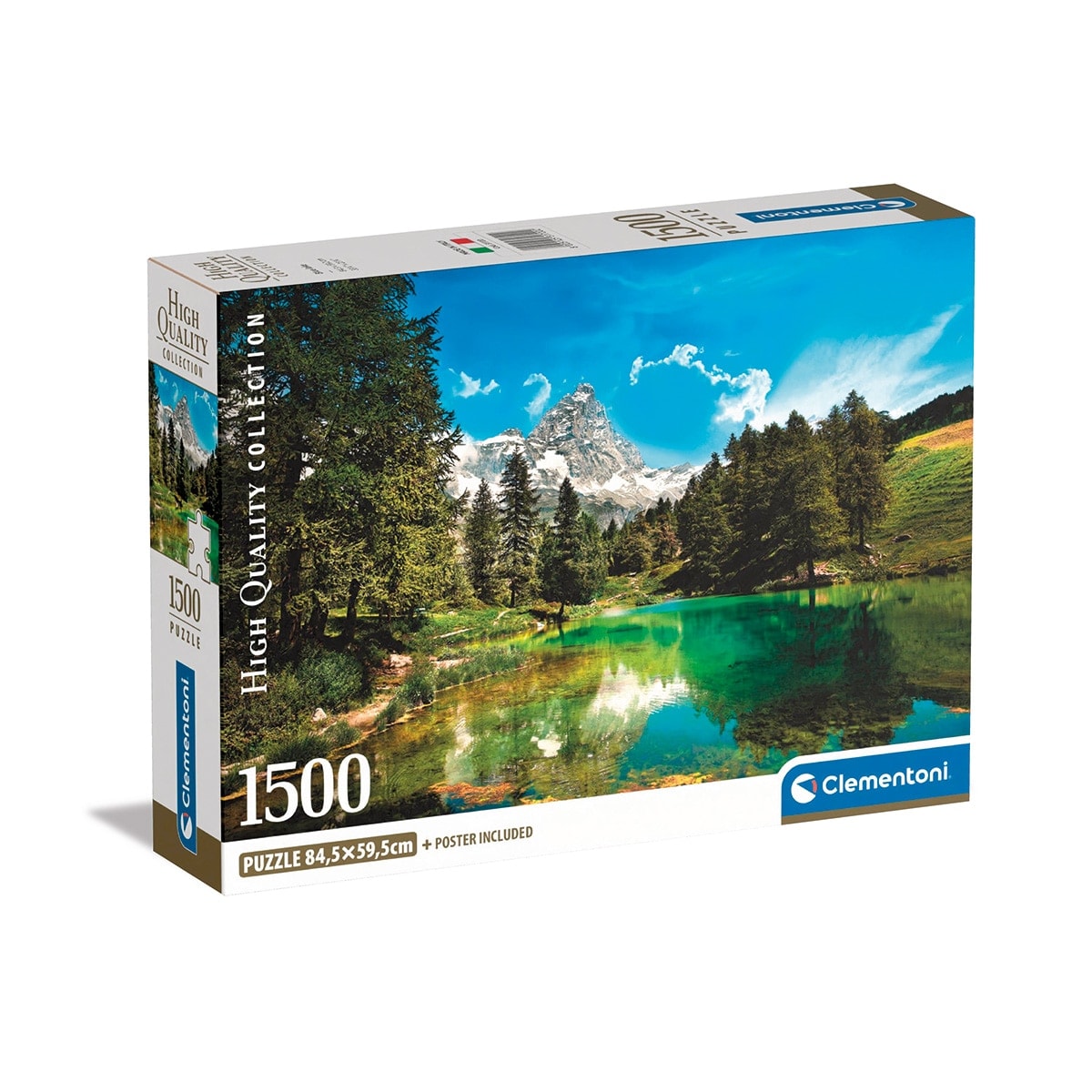 Clementoni - Puzzle 1500 Cb Blue Lake Clementoni. - Image 1