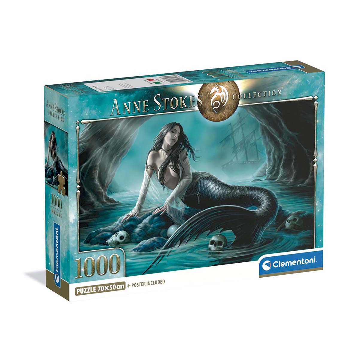 Clementoni - Puzzle 1000 Cb Anne Stokes Siren'S Lament Clementoni. - Image 1